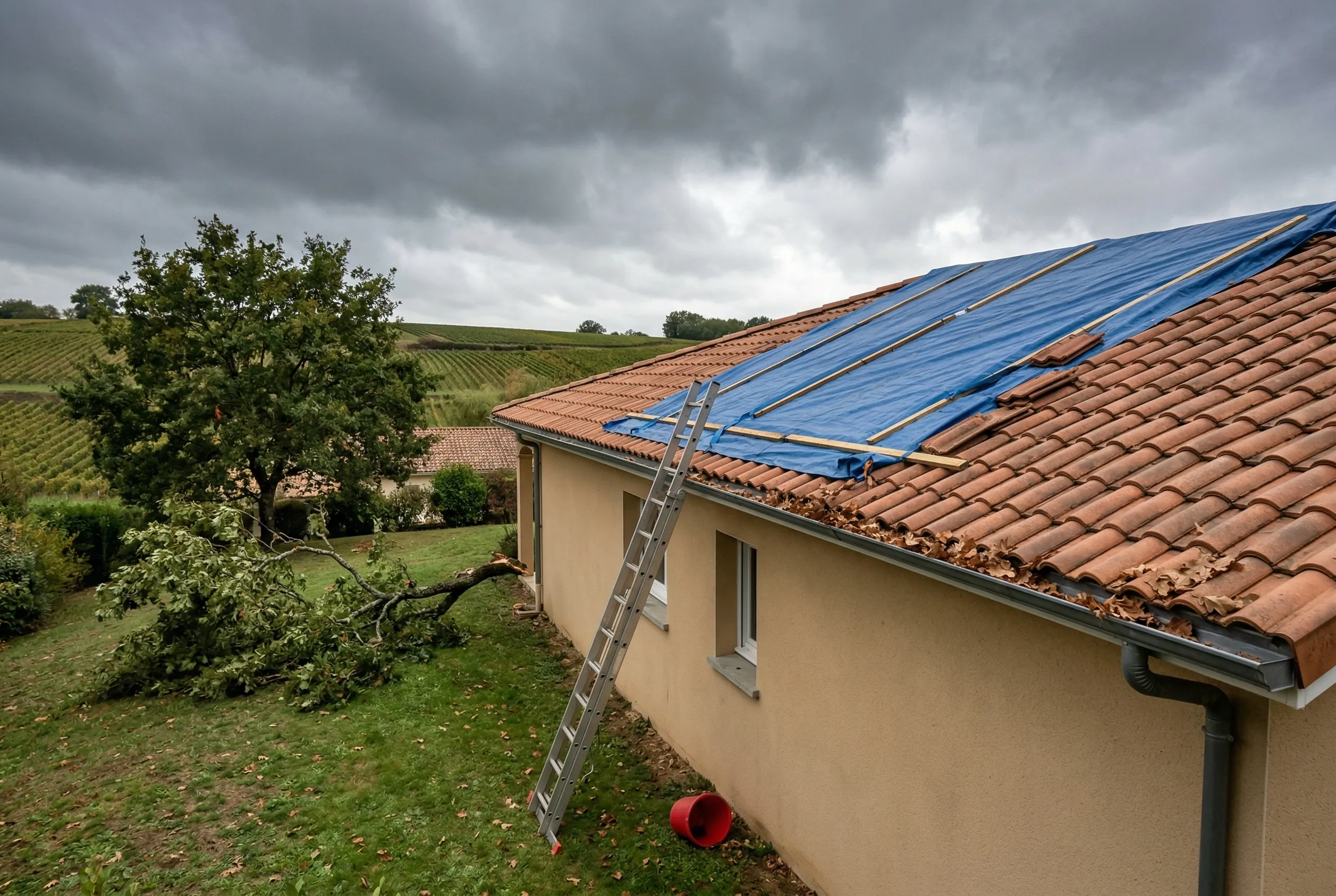 Urgences et dépannage toiture à Yvrac